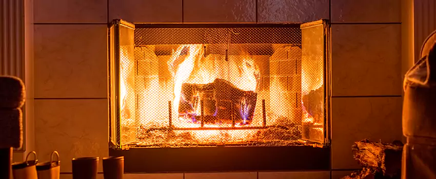 Mendota Hearth Landscape Fireplace Installation in Crawfordsville, Indiana