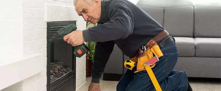 New Indoor Fireplace Installation in Crawfordsville, Indiana
